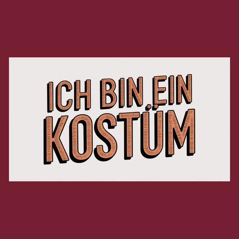 Ich bin ein Kostüm