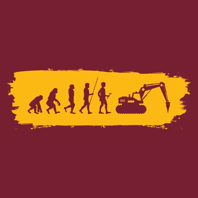 Evolution hin zum Bagger