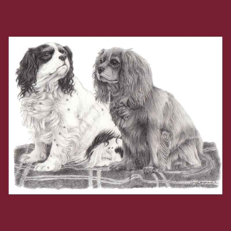 Autocollant Cavalier King Charles Spaniel
