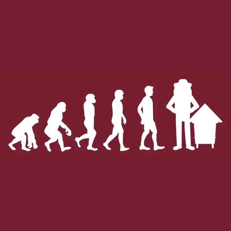 Evolution Imker Beekeeper Cool Toll Herzschlag EKG