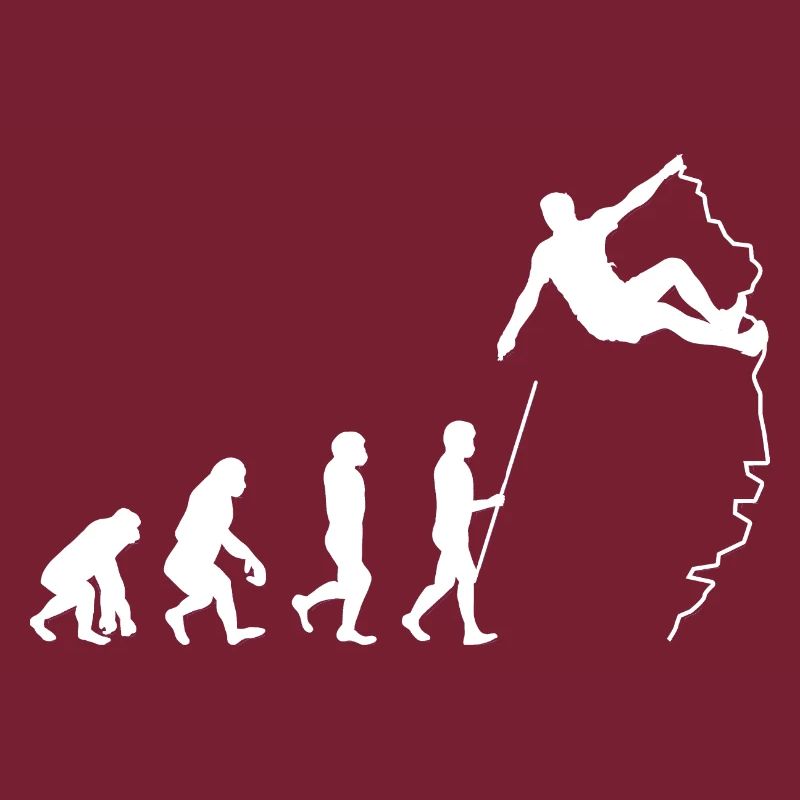 Klettern Bouldern Evolution Bergsteigen Kletterer