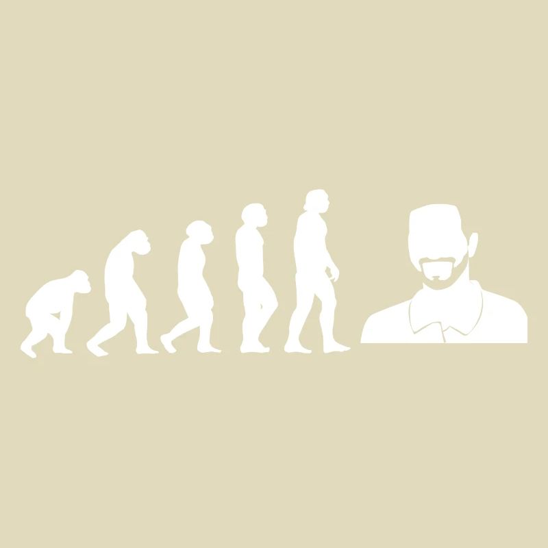 Evolution Bärtiger Papa