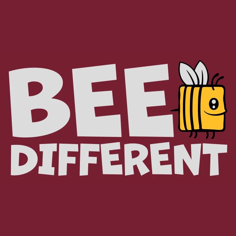 bee different Spruch Zitat