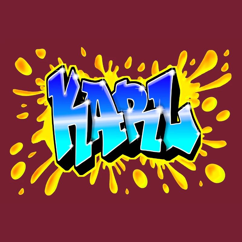 GRAFFITI KARL SPLASH JAUNE