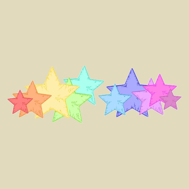 bunte Sterne