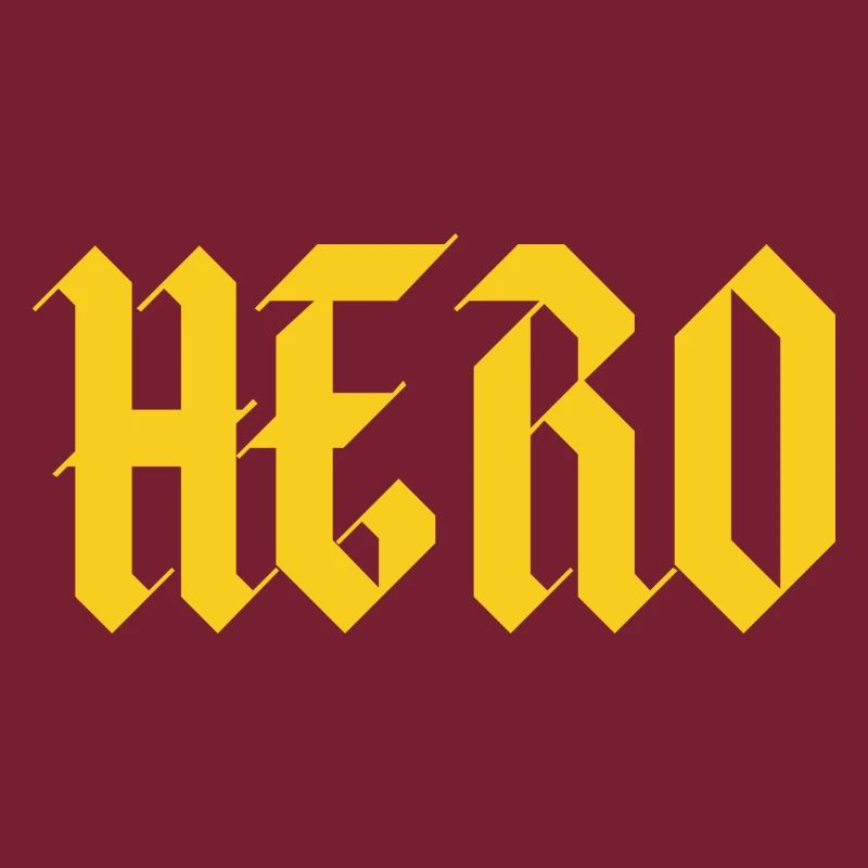Gothic Hero Text