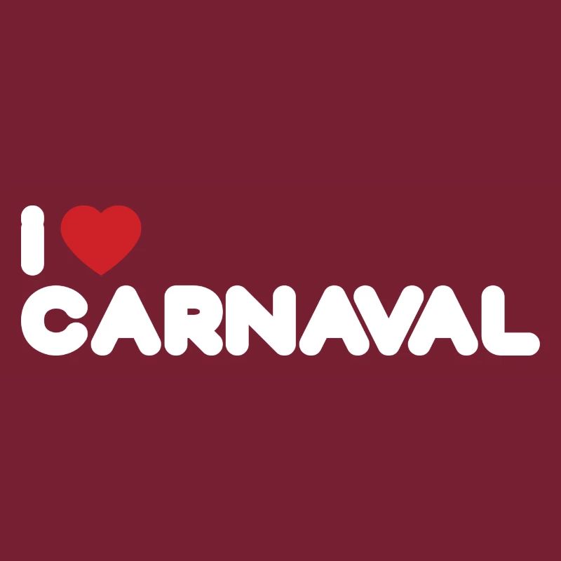 J’adore le design de carnaval blanc