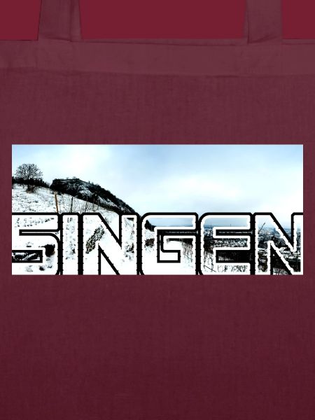 Singen Schnee überlappend modern Januar
