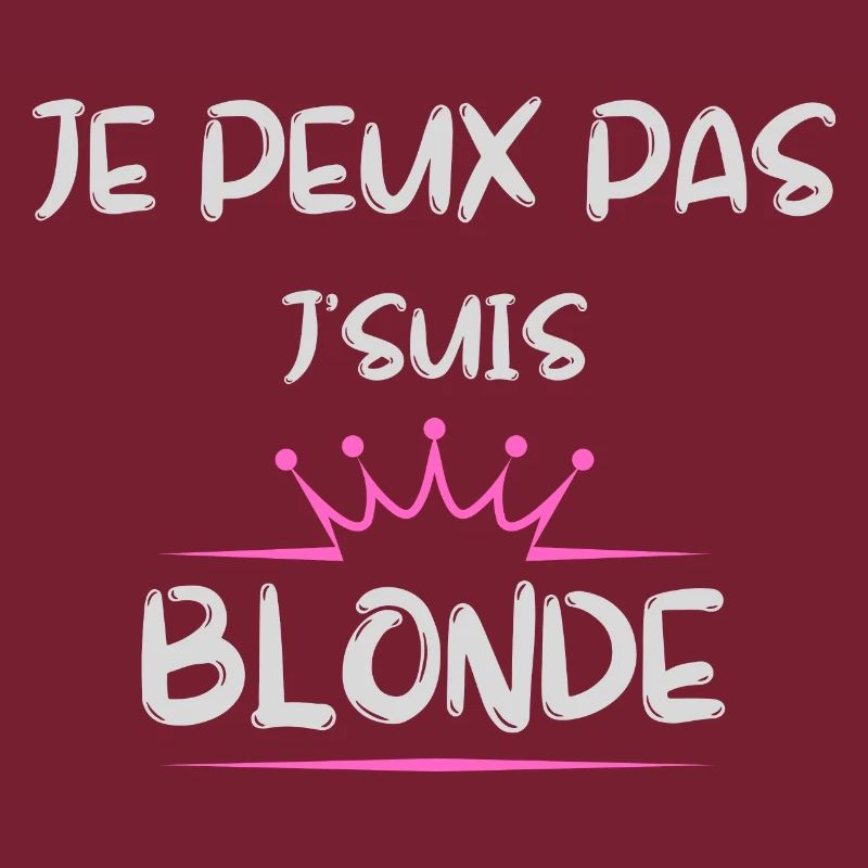 Ich kann nicht, ich bin blond