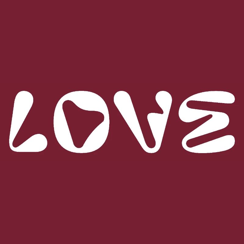 conception de logo d’amour avec cœur