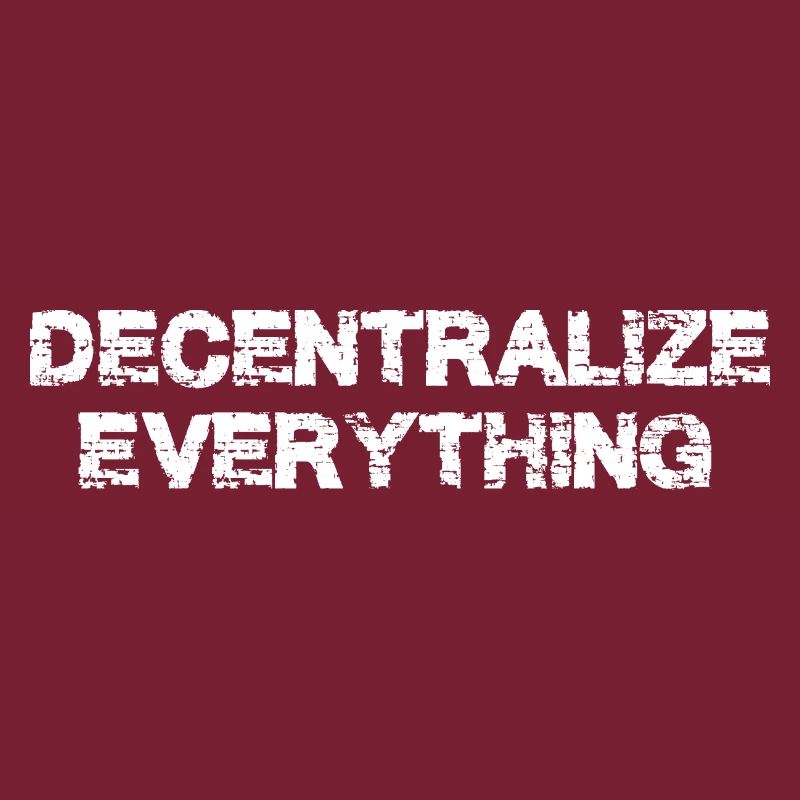 decentralize evrything bitcoin crypto