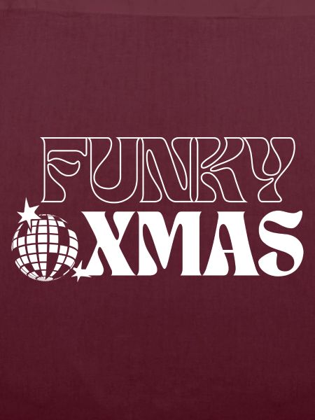 Funky Disco Weihnachtsornament Design