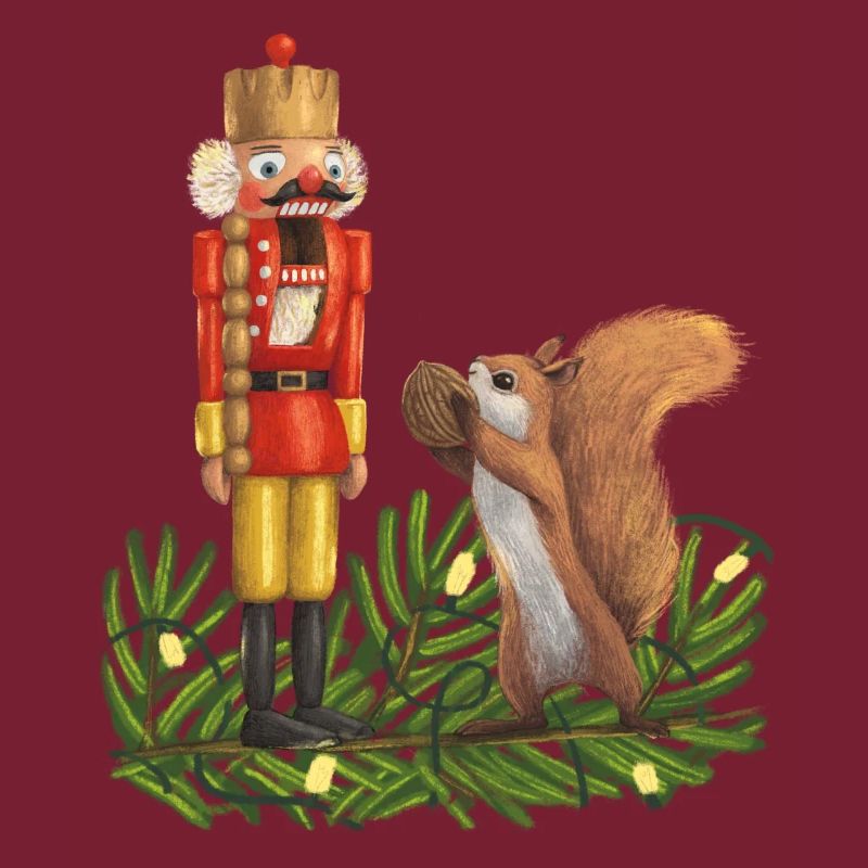 Nussknacker und Eichhörnchen
