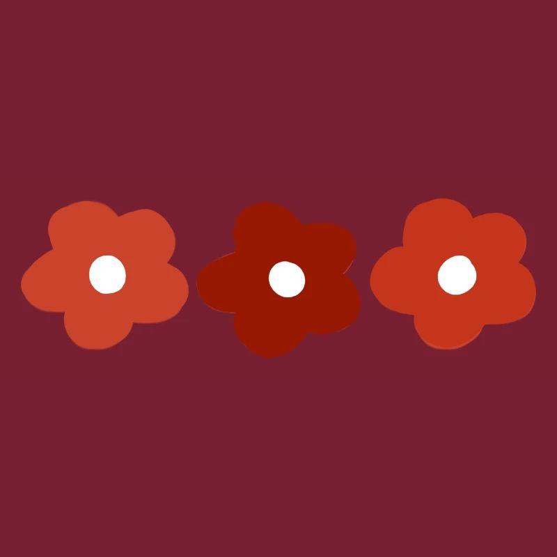 Retro-Blümchen.