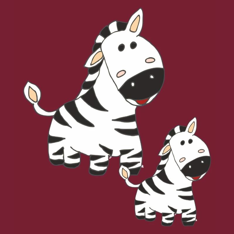 zebra mutter und kind