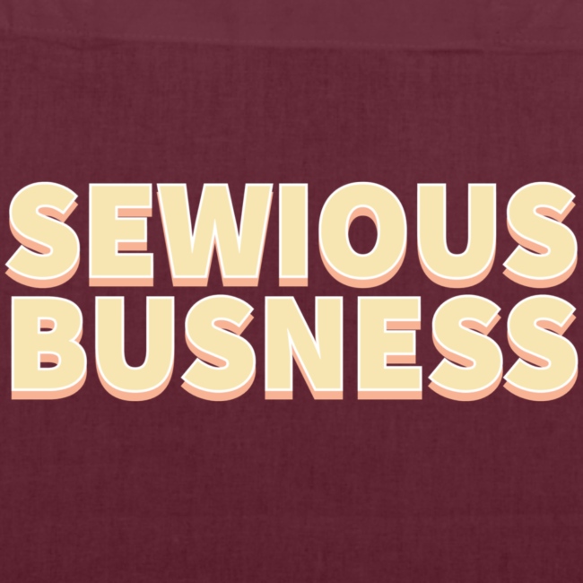 Sewious Busness Rød og Gul Logo