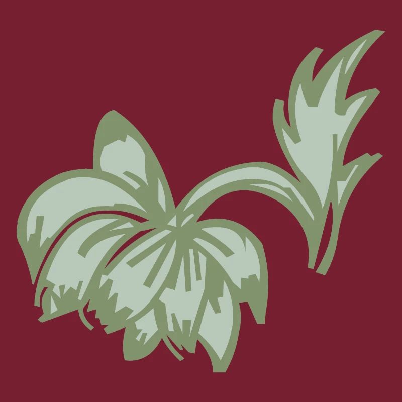 schöne, hängende Blume, florales Design