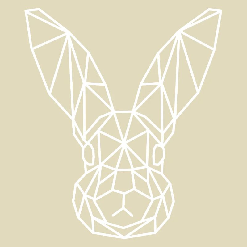 Rabbit Geometric Line