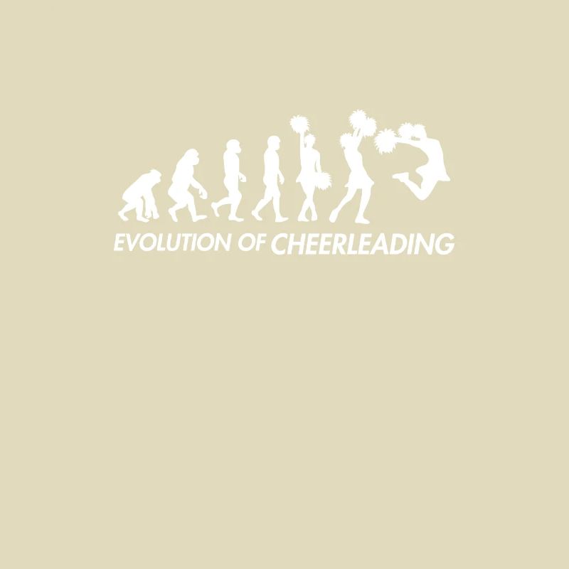 Evolution der Cheerleader, perfektes Geschenk