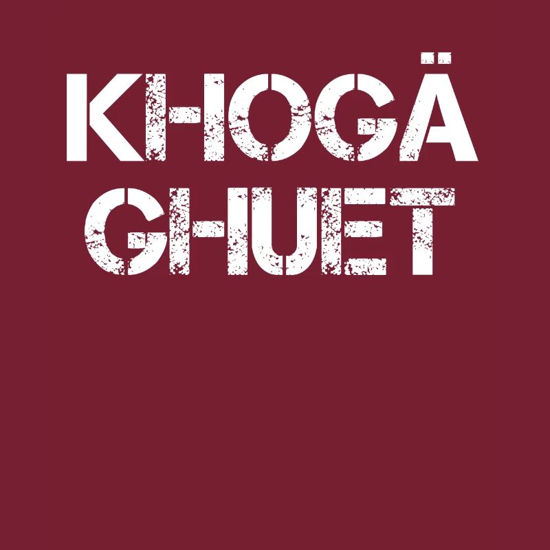 Cadeau dialecte dialecte Khogä Ghuet