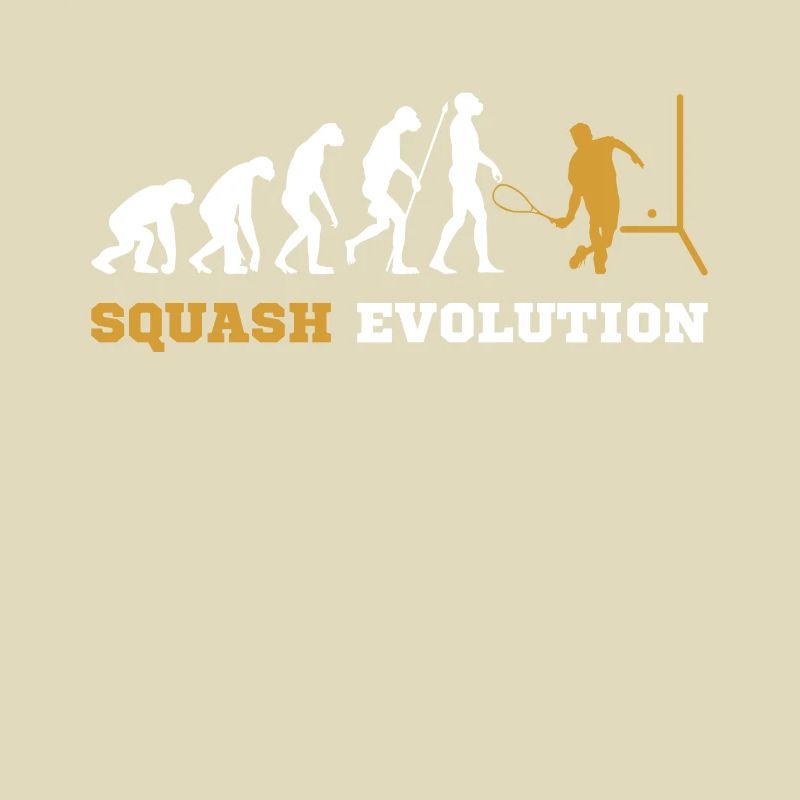Squash Squashspieler Evolution Geschenk