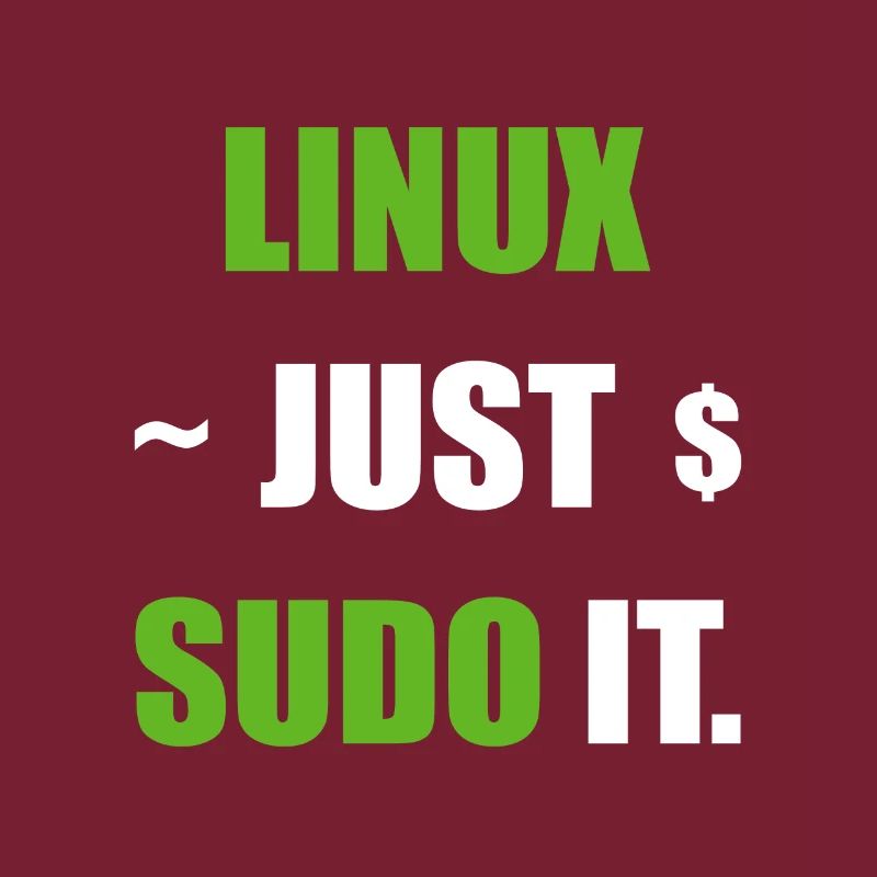 Linux Just Sudo it Debian Unix Ubuntu users