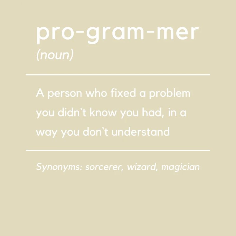 Programmer Definition Computer Entwickler Software