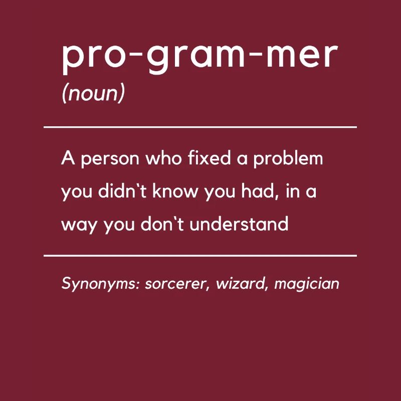 Programmer Definition Computer Developer Software