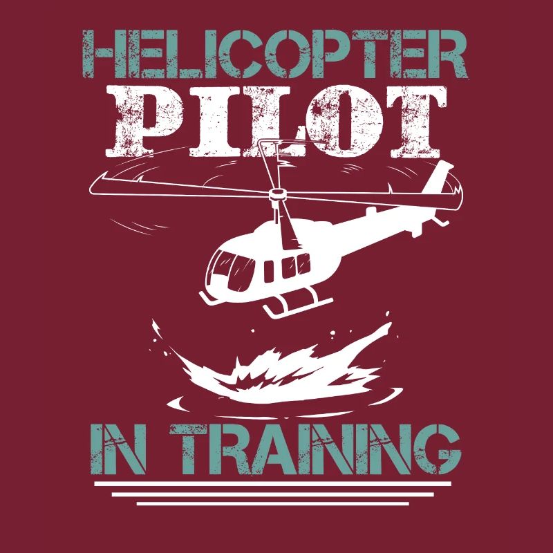 Lustiger Hubschrauberpilot Luftfahrt