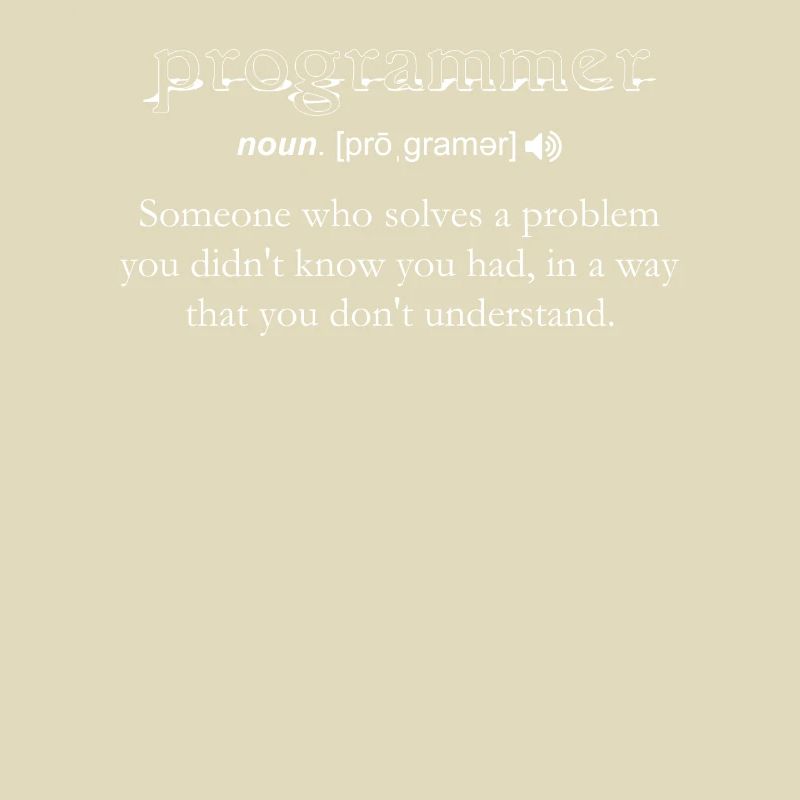Programmeur Funny Définition Codage Humour Ordinateur