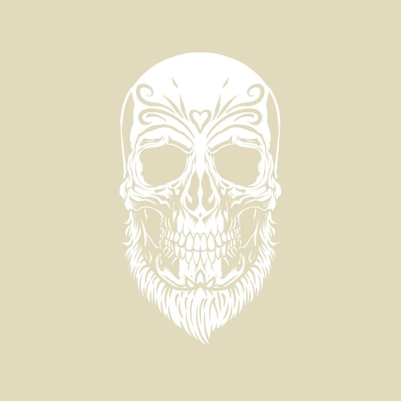 Beard Full Beard Skull