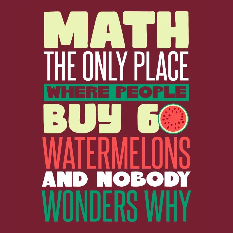 Math Pastèque drôle