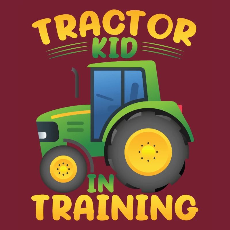 Traktorkind im Training