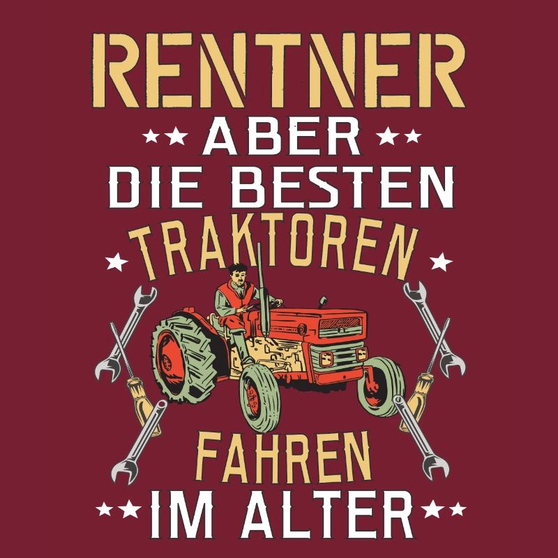 Rentner Geburtstag Traktor Treker Bauer Trecker