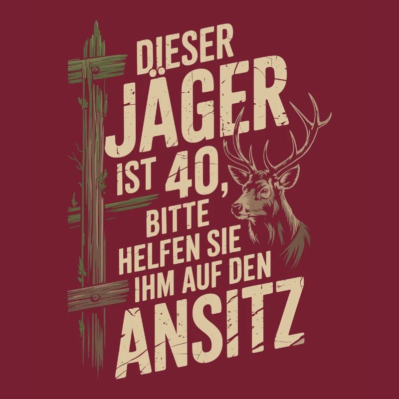 Dieser Jäger ist 40