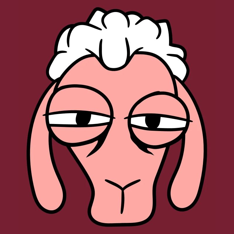 Sheep Skeptical Critical Look Face Head Cool