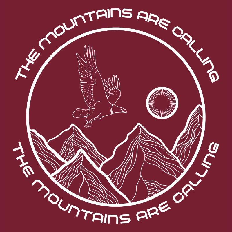 The mountains are calling white