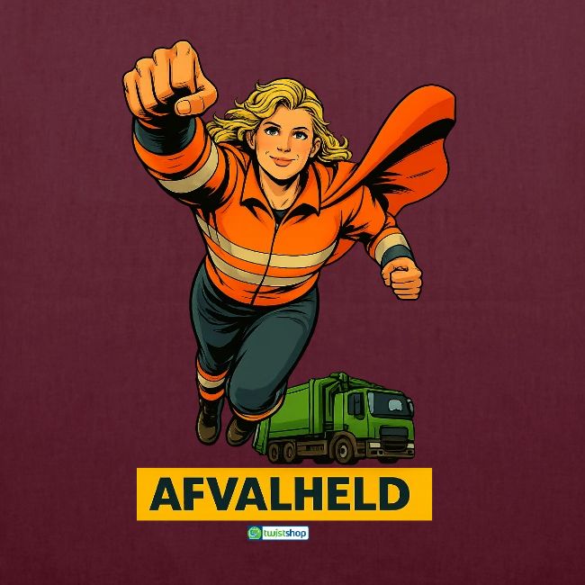 Afvalheld vrouw