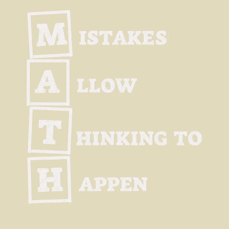 Mistakes Allow Thinking To Happen School Math