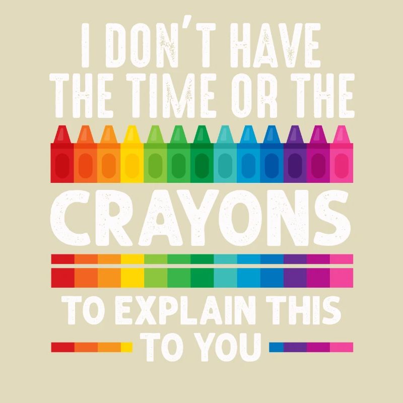 Ich habe nicht die Zeit oder die Buntstifte