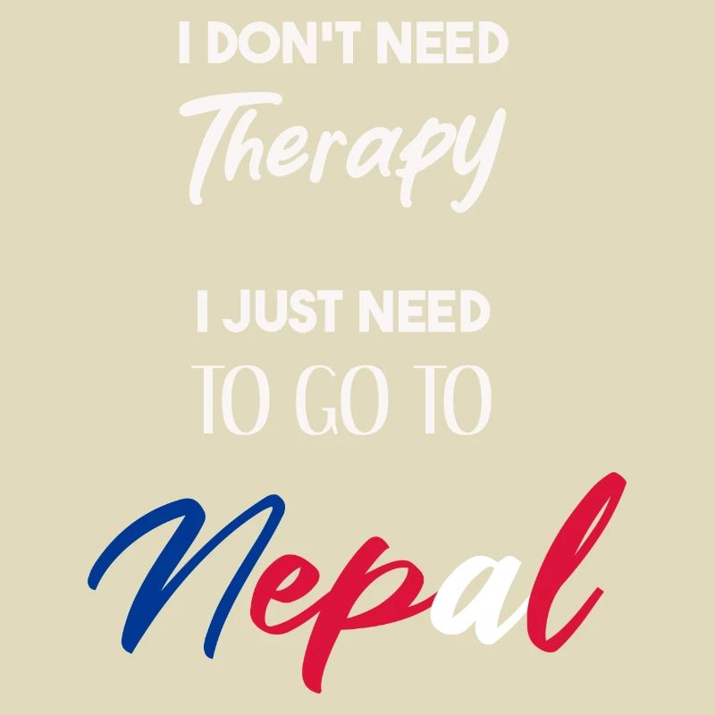 Nepal lustige Geschenkidee witziger Spruch