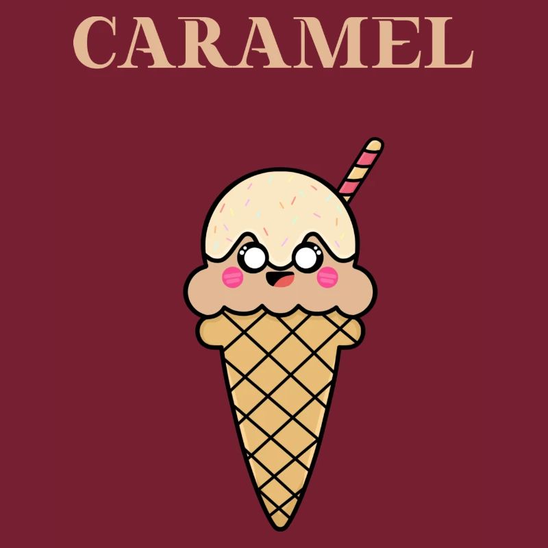 Caramel Karamell Eis Eiscreme Geschenkidee süß