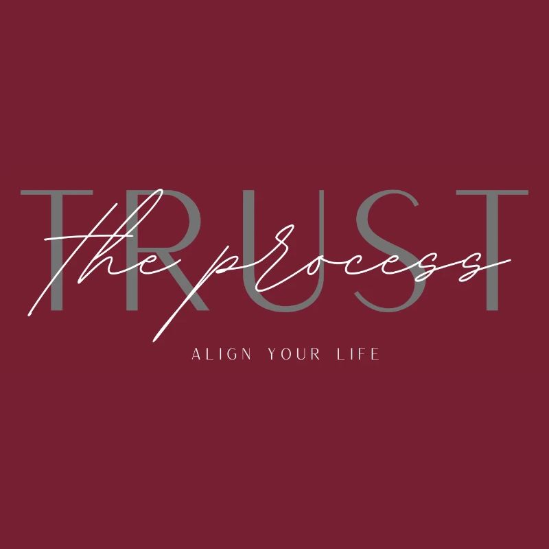 Trust the process. Align your life. Geschenkidee
