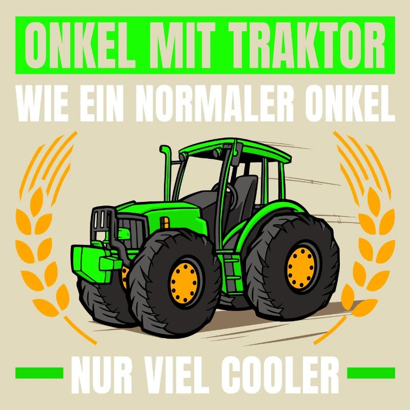 Onkel Mit Traktor Wie Ein Normaler Traktor