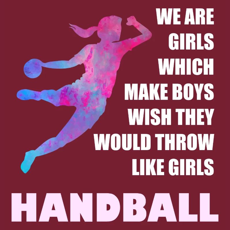 Frauen und Mädchen Handball Geschenkidee