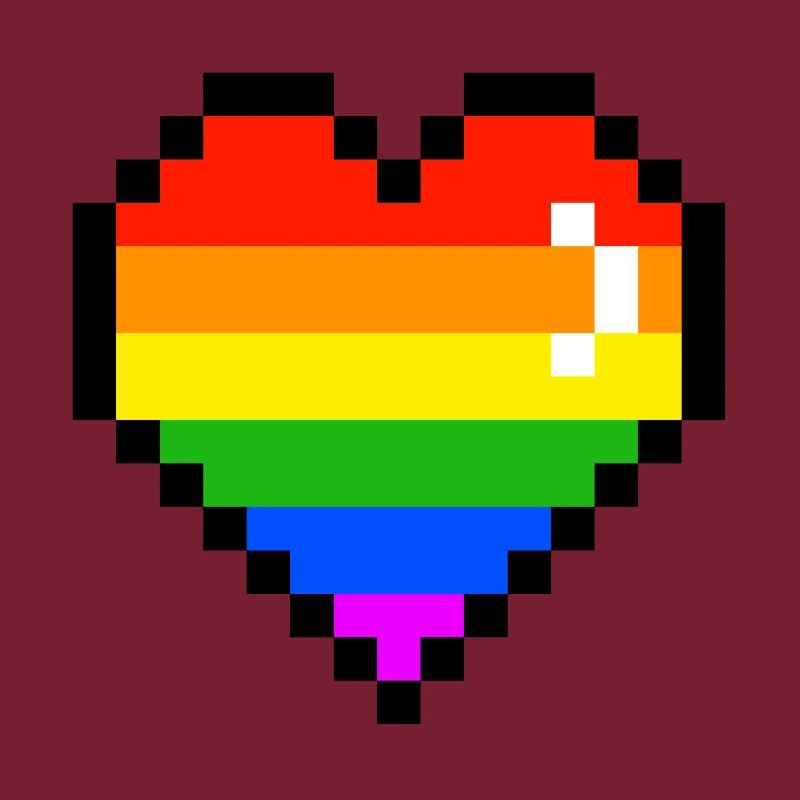 Herz regenbogen