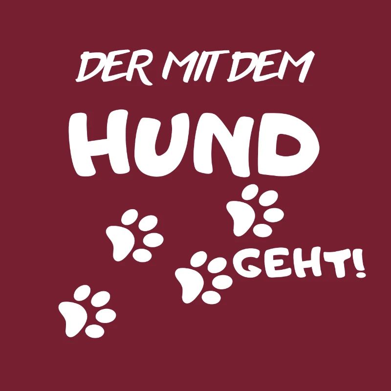 DER mit dem Hund geht