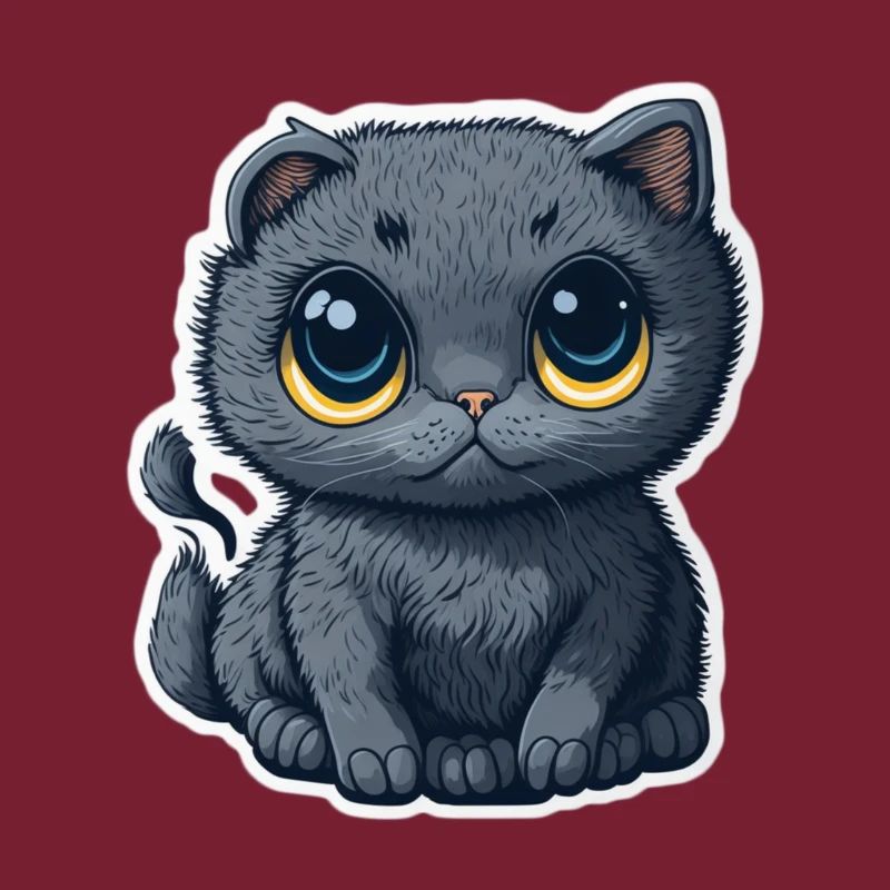 Mignon chat gris