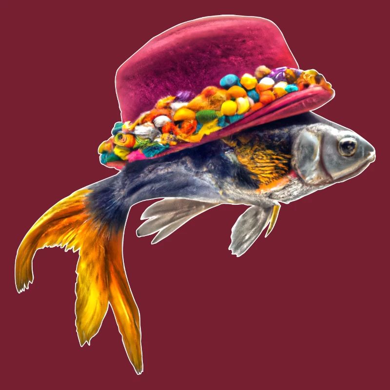 Fisch mit Hut