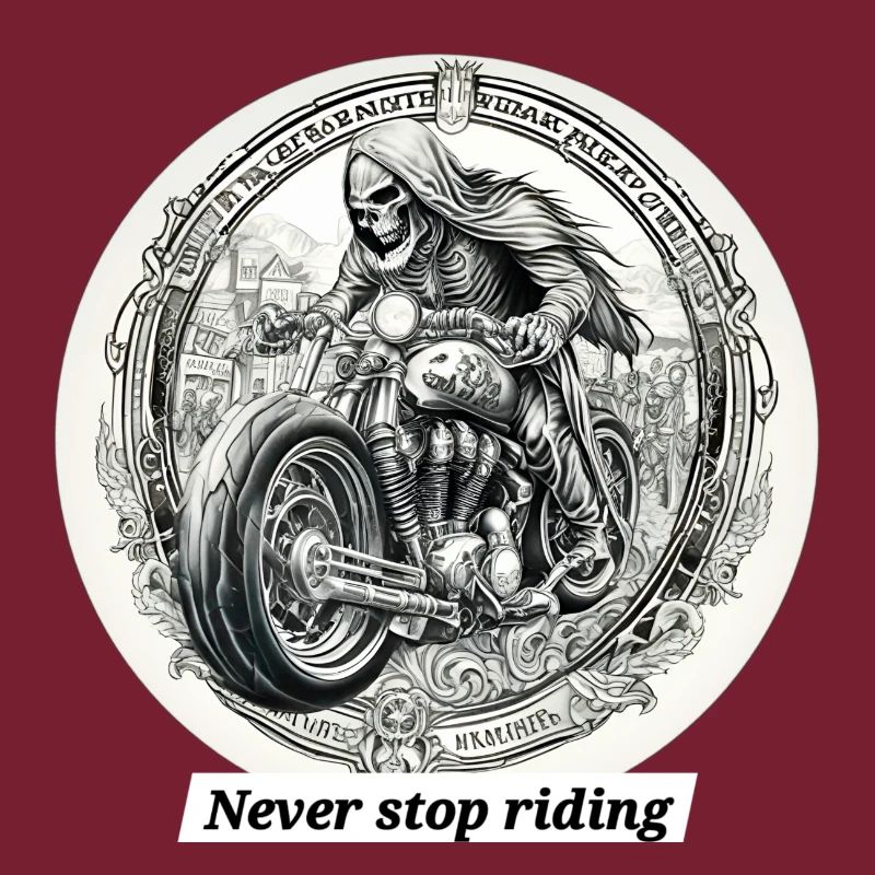Never stop riding